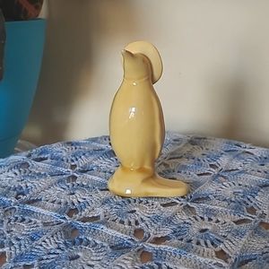 Canadiana Pottery Yellow Penguin